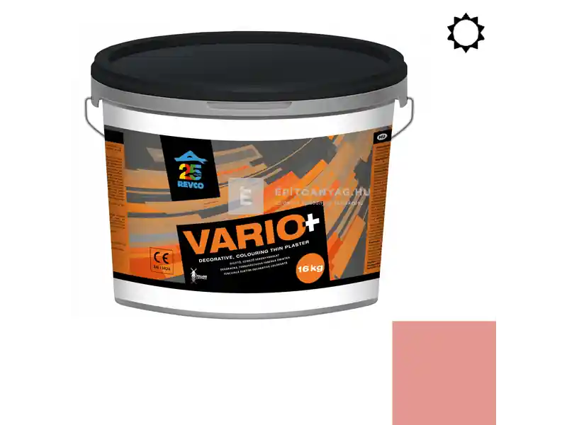 Legnépszerűbb Revco Vario+ Struktúra gördülőszemcsés vékonyvakolat 3 mm rouge 3 16 kg