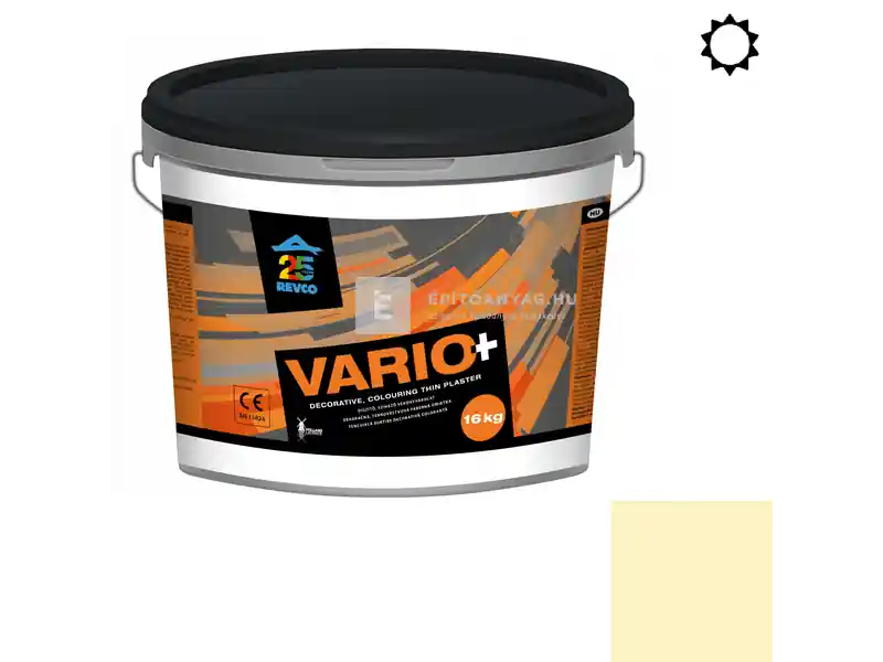 Revco Vario+ Struktúra gördülőszemcsés vékonyvakolat 3 mm sunset 1 16 kg Biztonságos fizetés
