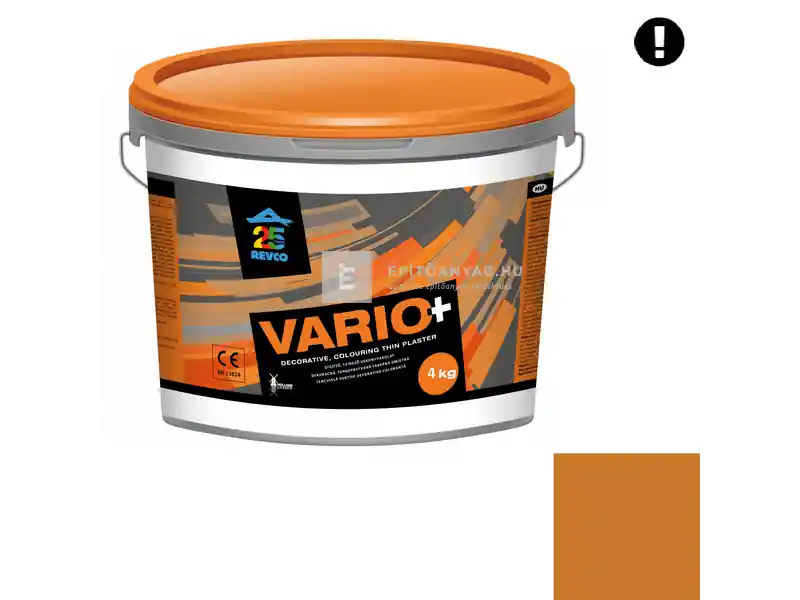 Revco Vario+ Spachtel kapart vékonyvakolat 1,5 mm caramel 5 4 kg Szuper akció
