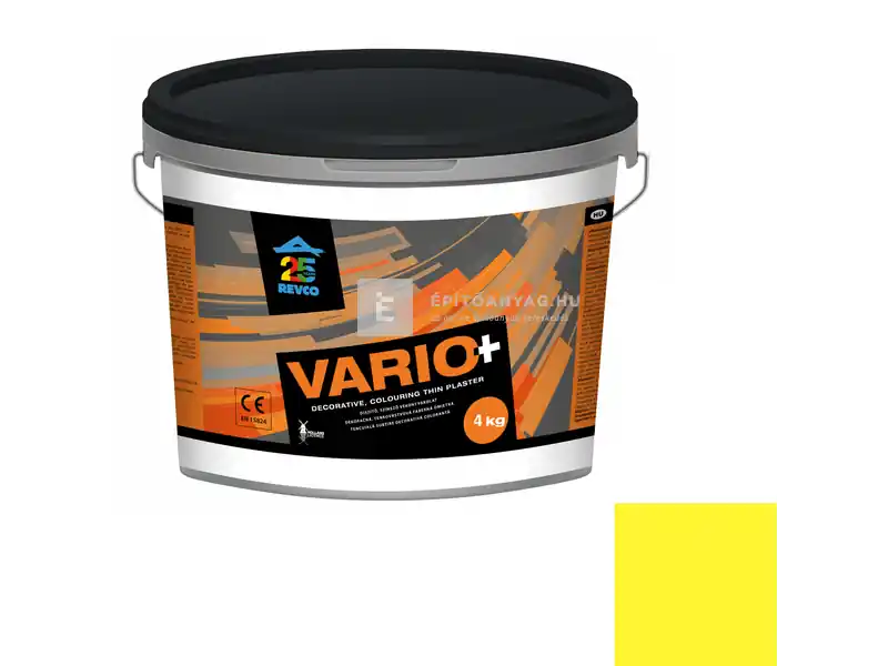 Revco Vario+ Struktúra gördülőszemcsés vékonyvakolat 2 mm canari 5 4 kg Csak ma