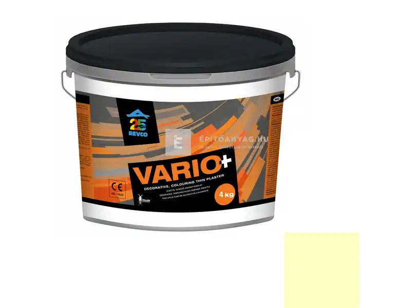 Revco Vario+ Struktúra gördülőszemcsés vékonyvakolat 2 mm lemon 1 4 kg Szuper akció