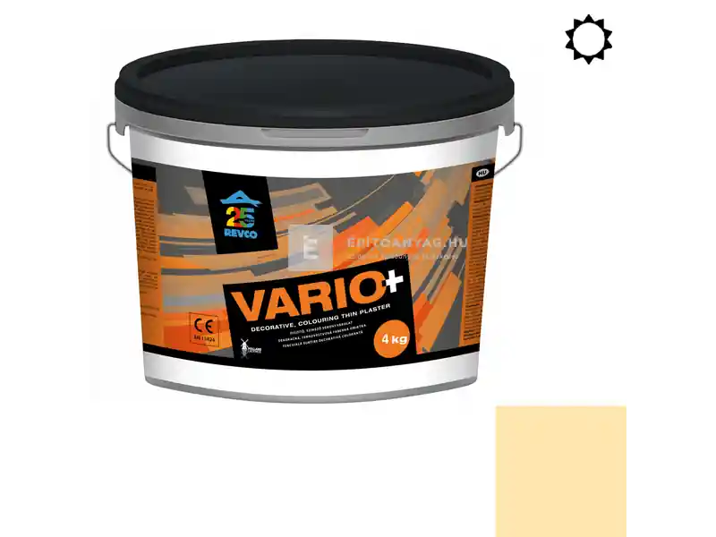 Revco Vario+ Struktúra gördülőszemcsés vékonyvakolat 2 mm orange 1 4 kg Legnépszerűbb