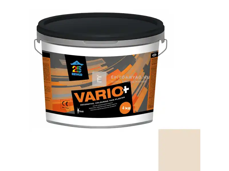 Gyors szállítás Revco Vario+ Struktúra gördülőszemcsés vékonyvakolat 2 mm tiramisu 2 4 kg