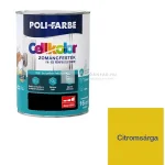 Poli-Farbe Cellkolor magasfényű zománcfesték citromsárga 0,8 l Azonnali szállítás
