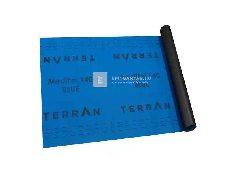 Terrán MediFol 140 Blue páraáteresztő tetőfólia 140 g, 75 m2 Nézd meg most