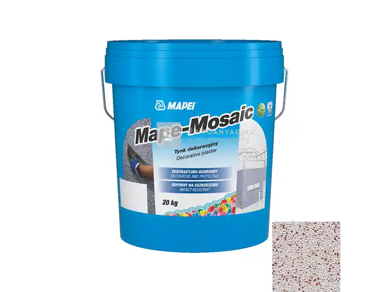 Kihagyhatatlan ajánlat Mapei Mape-Mosaic díszítővakolat 1,2 mm krém 20 kg