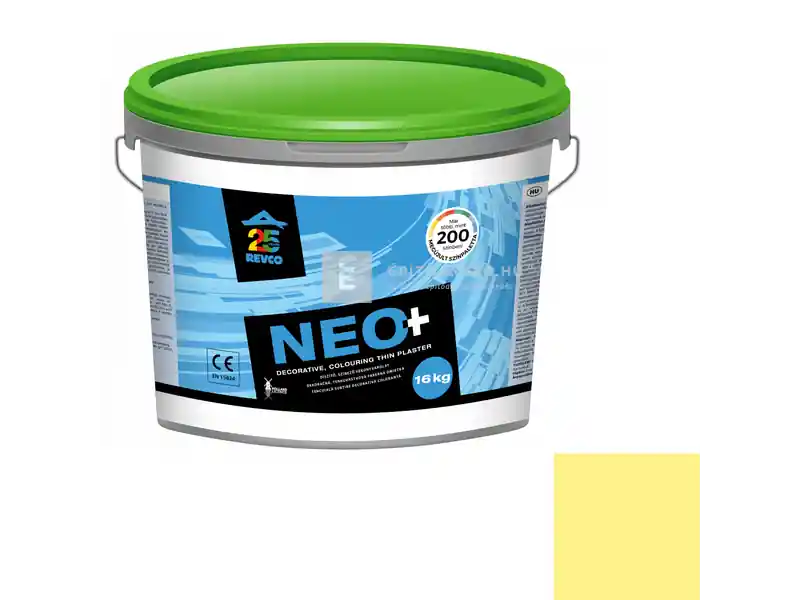 Árengedmény Revco Neo+ Struktúra gördülőszemcsés vékonyvakolat 2 mm lemon 3 16 kg