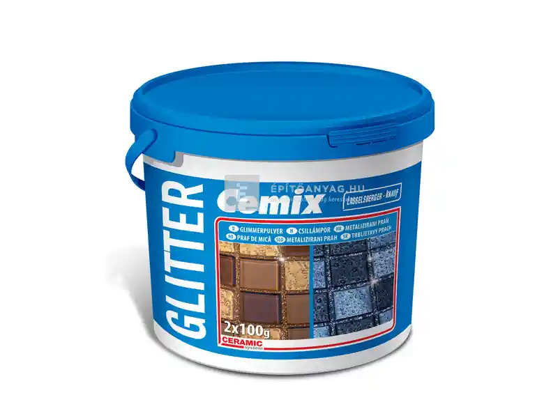 Biztonságos fizetés Cemix 8665 Glitter csillámpor fugázóanyaghoz silver 200 g