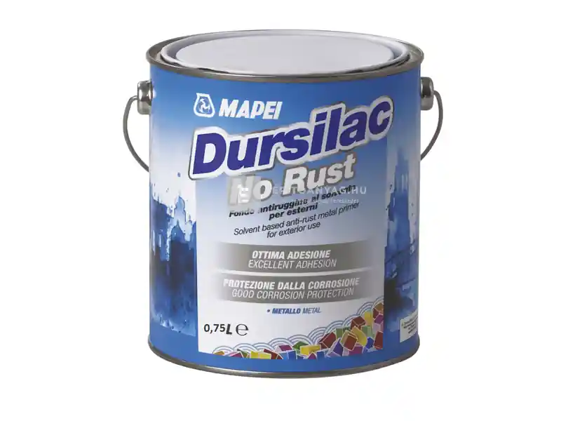 Akció Mapei Dursilac No Rust szintetikus rozsdagátló alapozó 0,75 l