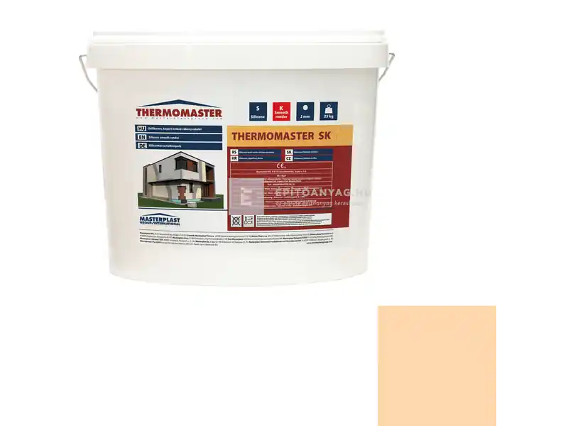 Gyors szállítás Masterplast Thermomaster szilikon vékonyvakolat, kapart 2 mm 03-D 25 kg