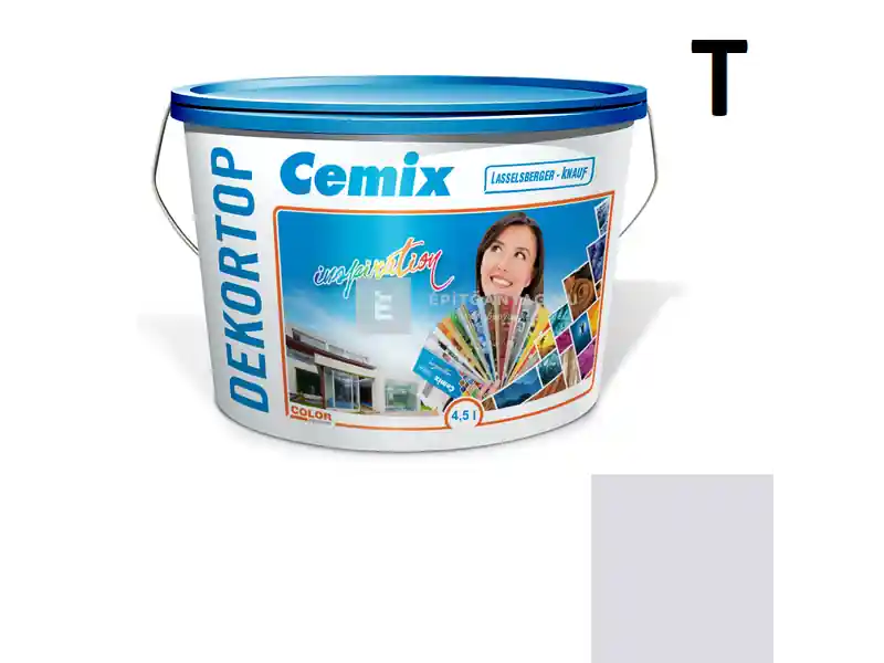 Outlet Cemix 2802 DekorTOP diszperziós homlokzatfesték 4751 blue 4,5 l