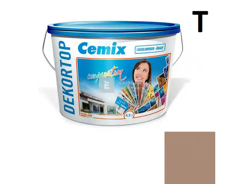 Cemix 2802 DekorTOP diszperziós homlokzatfesték 4927 brown 4,5 l Biztonságos fizetés