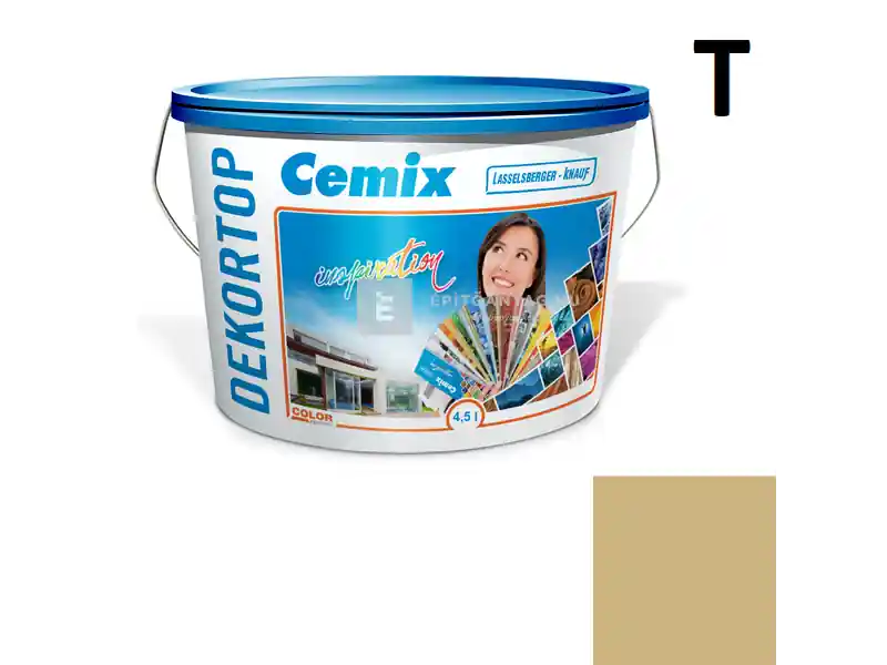 Különleges ajánlat Cemix 2802 DekorTOP diszperziós homlokzatfesték 4959 brown 4,5 l