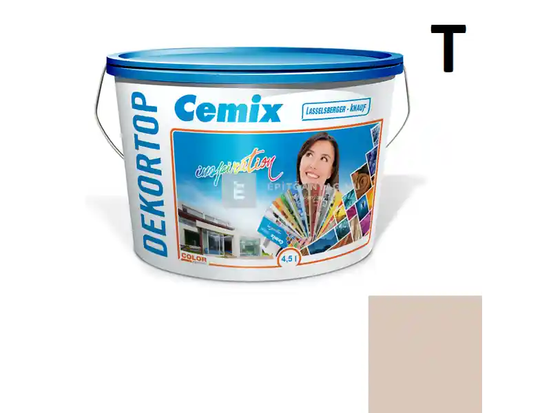 Árcsökkenés Cemix 2802 DekorTOP diszperziós homlokzatfesték 5121 rusty 4,5 l