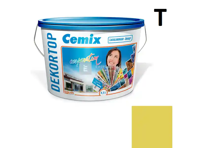 Nézd meg most Cemix 2802 DekorTOP diszperziós homlokzatfesték 6119 intense 4,5 l