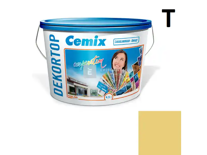Gyors szállítás Cemix 2802 DekorTOP diszperziós homlokzatfesték 6135 intense 4,5 l