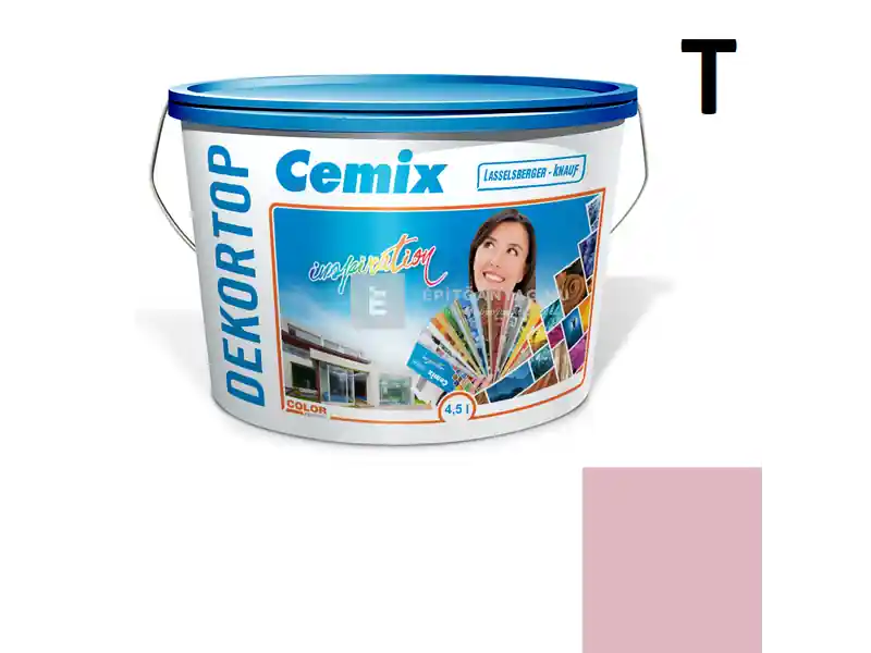 Azonnal elérhető Cemix 2802 DekorTOP diszperziós homlokzatfesték 6333 intense 4,5 l