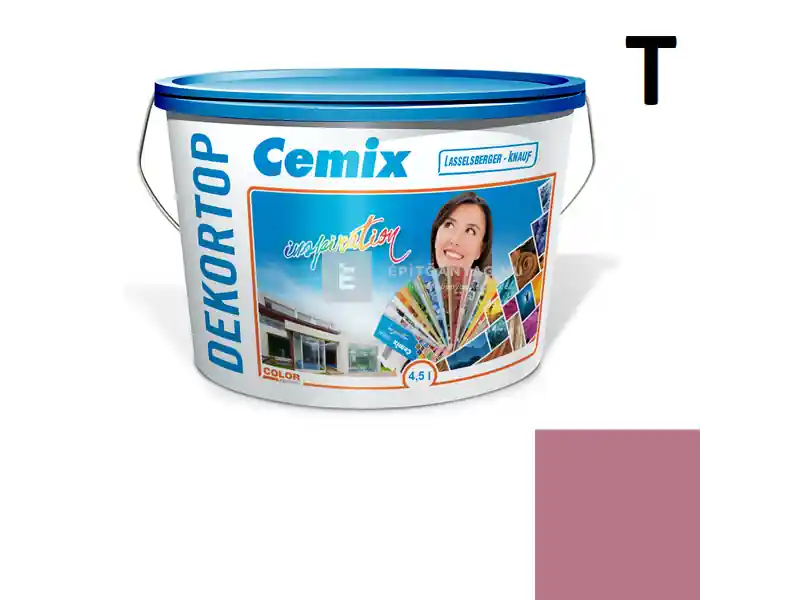 Biztonságos fizetés Cemix 2802 DekorTOP diszperziós homlokzatfesték 6355 intense 4,5 l