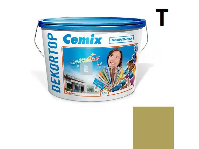 Szuper akció Cemix 2802 DekorTOP diszperziós homlokzatfesték 6579 intense 4,5 l