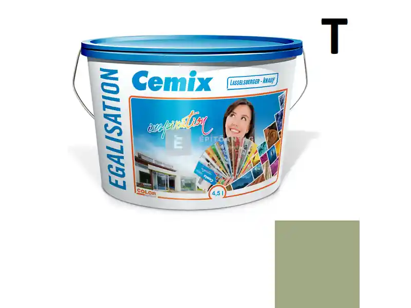 Cemix 2805 Egalisation színfelújító homlokzatfesték 4519 green 4,5 l Azonnali szállítás