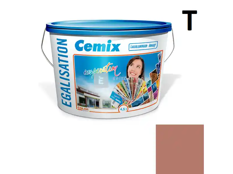 Akciós ár Cemix 2805 Egalisation színfelújító homlokzatfesték 5149 rusty 4,5 l