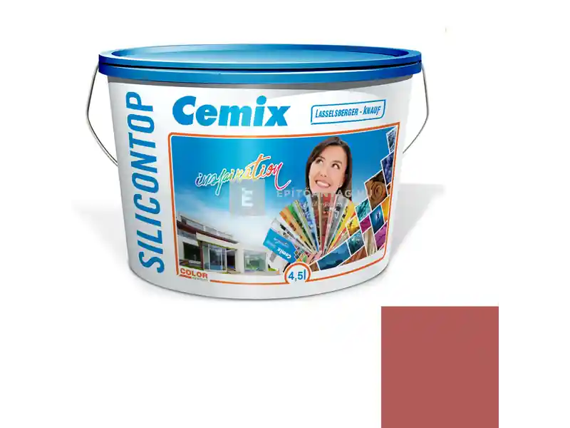 Cemix SiliconTOP szilikon homlokzatfesték 6347 intense 4,5 l Outlet
