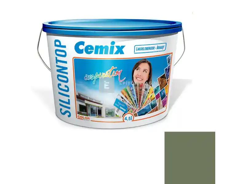Cemix 2800 SiliconTOP szilikon homlokzatfesték 6559 intense 4,5 l Biztonságos fizetés