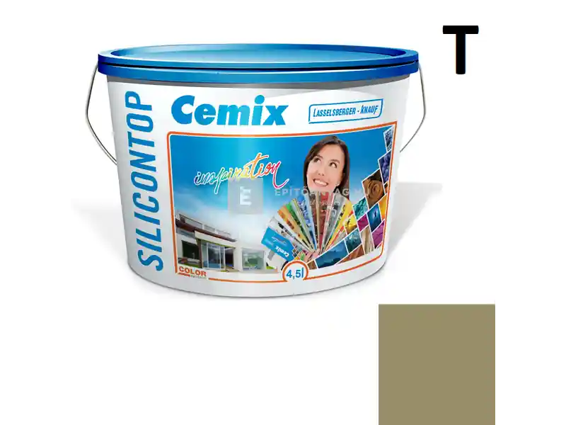 Exkluzív ajánlat Cemix 2800 SiliconTOP szilikon homlokzatfesték 6567 intense 4,5 l
