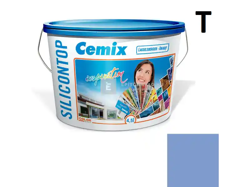 Expressz kézbesítés Cemix 2800 SiliconTOP szilikon homlokzatfesték 6727 intense 4,5 l