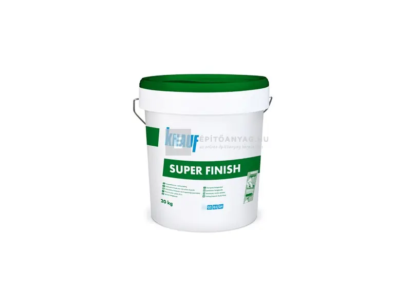 Rendeld meg most Knauf Super Finish készre kevert simítógipsz 20 kg