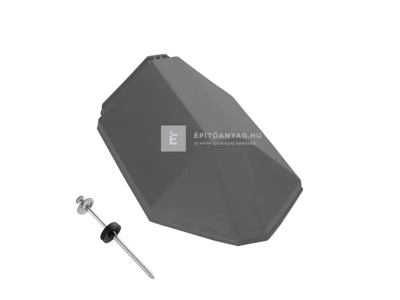 Biztonságos fizetés Tondach XXL design kezdő gerinccserép FusionProtect titán (rögzítőcsavarral)