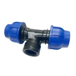 Újdonság Valrom KPE T-idom 25 mm - 1/2" BM - 25 mm