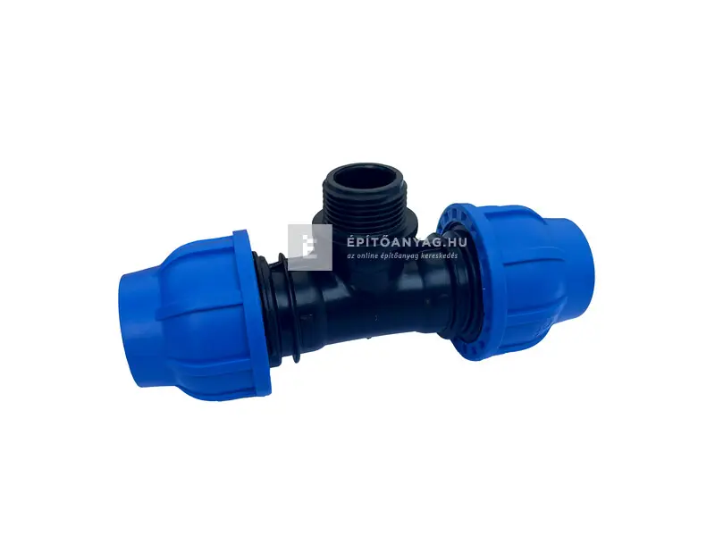Valrom KPE T-idom 25 mm - 3/4" KM - 25 mm Biztonságos fizetés