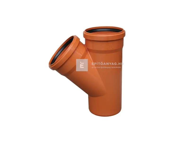 Ajánlat Valplast KG PVC ágidom 200/200 mm 45°