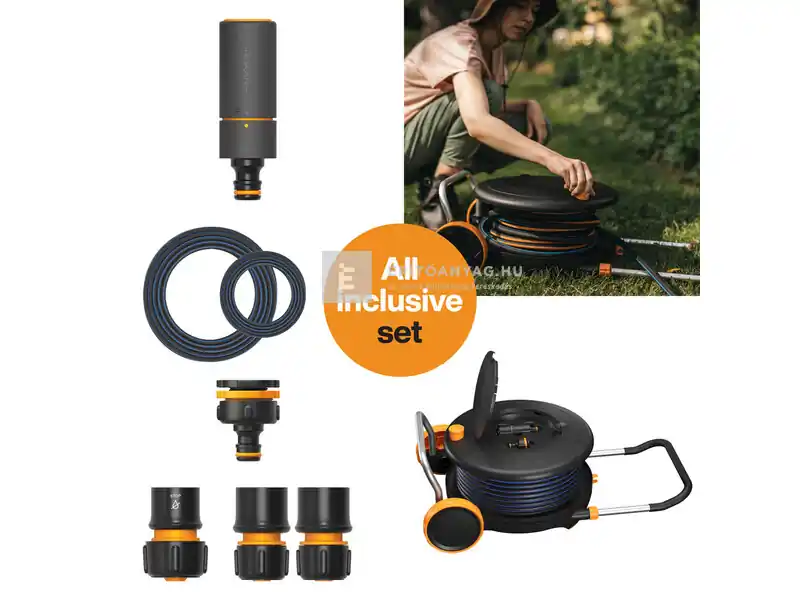Fiskars Comfort L tömlőkocsi szett Olcsó