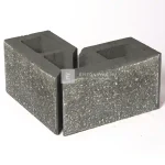 újHÁZ Architektura kerítéskő sarokelem carbon 2x 40/20x20x20 cm Legjobb ár