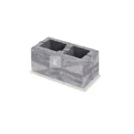 Szezonális akció Semmelrock Rivago kerítéselem normálkő füstszürke 40x20x16 cm