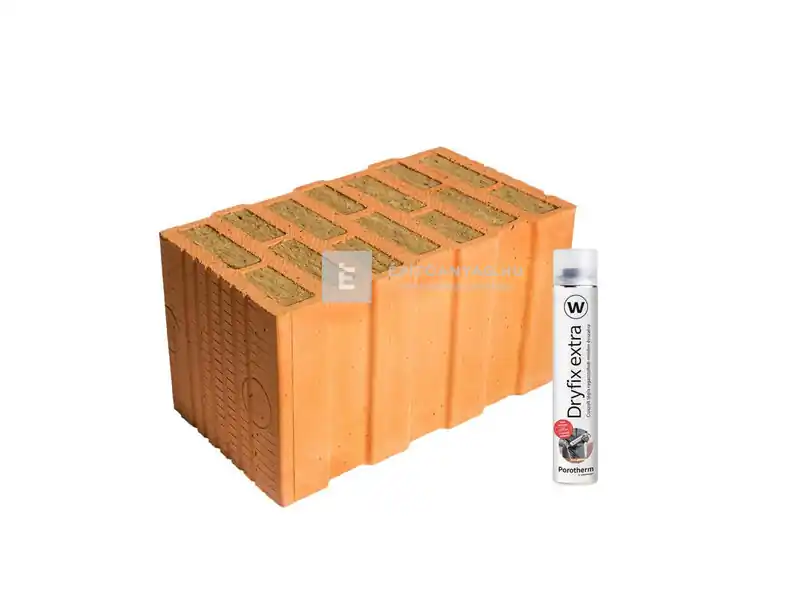 Szezonális akció Porotherm 44 Thermo Rapid Dryfix tégla