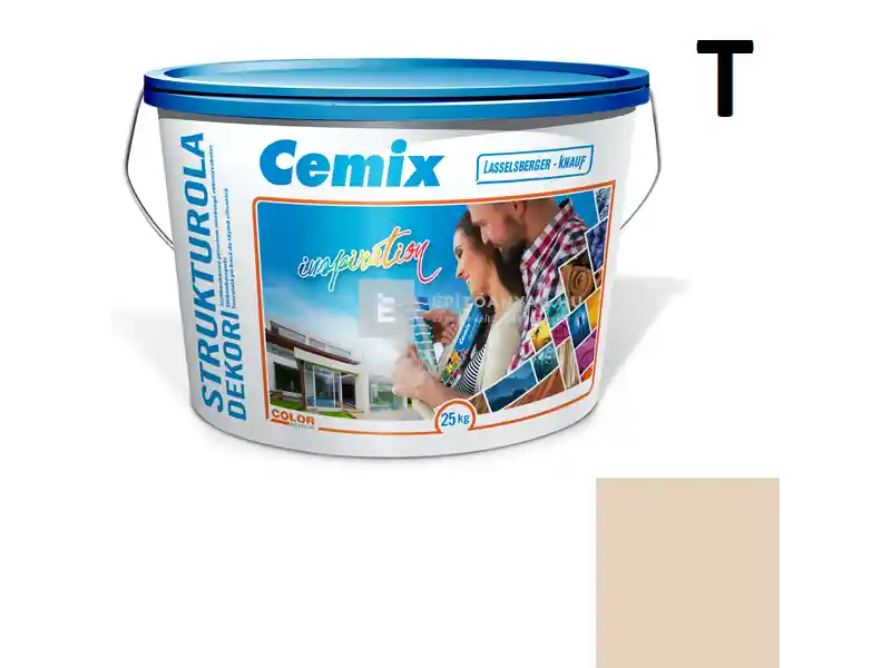 Cemix 2704 StrukturOLA Dekor diszperziós vékonyvakolat, kapart 1,5 mm 5131 rusty 25 kg Olcsóbb