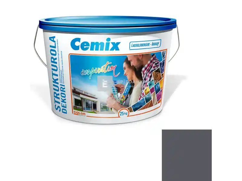 Cemix 2704 StrukturOLA Dekor diszperziós vékonyvakolat, kapart 1,5 mm 5329 rock 25 kg Kedvezmény