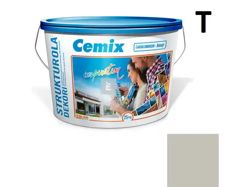 Cemix 2704 StrukturOLA Dekor diszperziós vékonyvakolat, kapart 1,5 mm 5335 rock 25 kg Ajánlat
