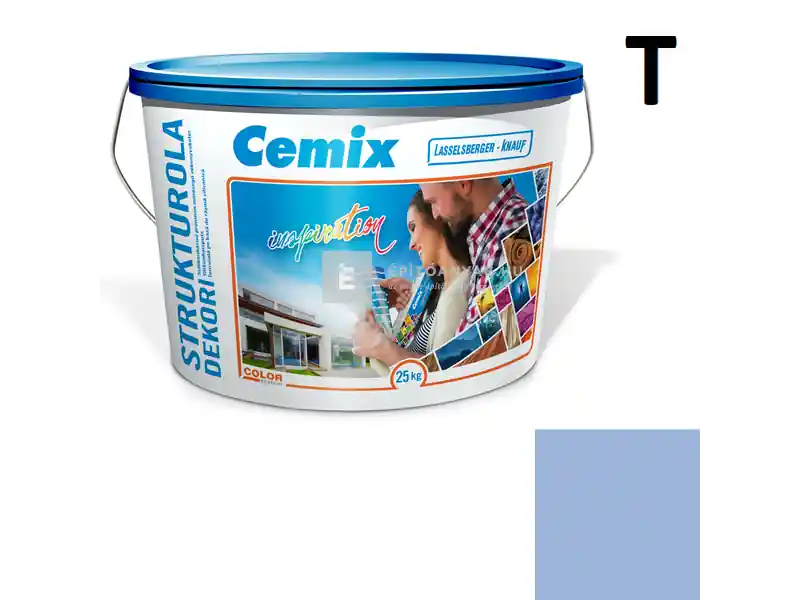 Vásárlói kedvenc Cemix 2704 StrukturOLA Dekor diszperziós vékonyvakolat, kapart 1,5 mm 6725 intense 25 kg