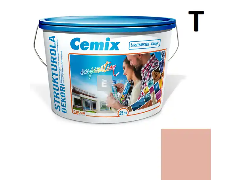 Akció Cemix 2704 StrukturOLA Dekor diszperziós vékonyvakolat, kapart 2 mm 5133 rusty 25 kg