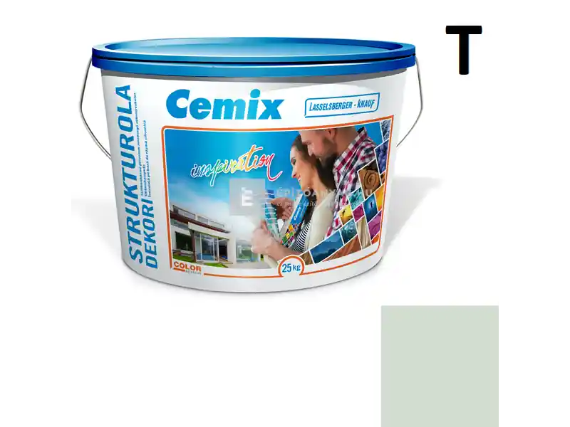 Cemix 2704 StrukturOLA Dekor diszperziós vékonyvakolat, dörzsölt 2 mm 4521 green 25 kg Expressz kézbesítés