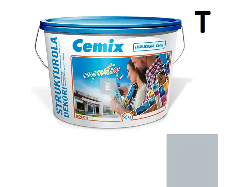 Szuper ajánlat Cemix 2704 StrukturOLA Dekor diszperziós vékonyvakolat, dörzsölt 2 mm 4745 blue 25 kg