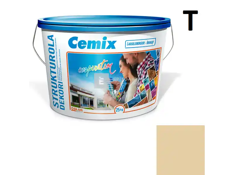 Cemix 2704 StrukturOLA Dekor diszperziós vékonyvakolat, dörzsölt 2 mm 6923 intense 25 kg Exkluzív ajánlat