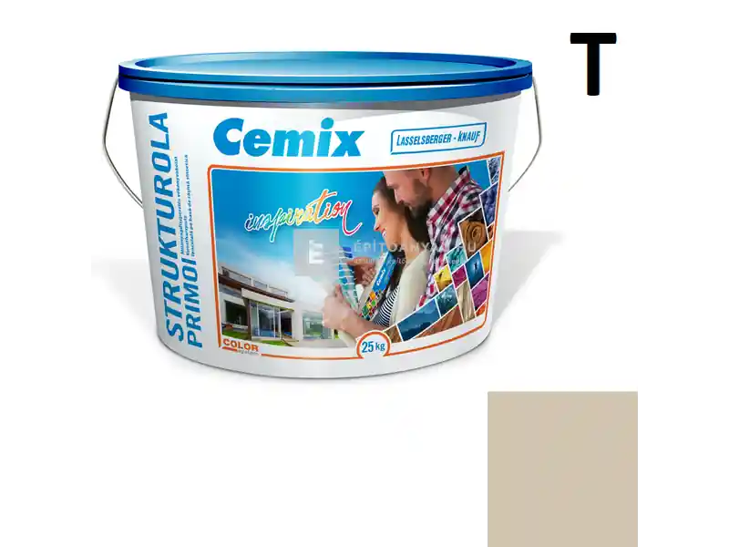 Cemix 2703 StrukturOLA Primo diszperziós vékonyvakolat, kapart 1,5 mm 4555 green 25 kg Korlátozott ajánlat
