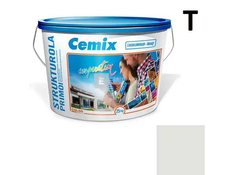Gyors szállítás Cemix 2703 StrukturOLA Primo diszperziós vékonyvakolat, kapart 1,5 mm 5341 rock 25 kg