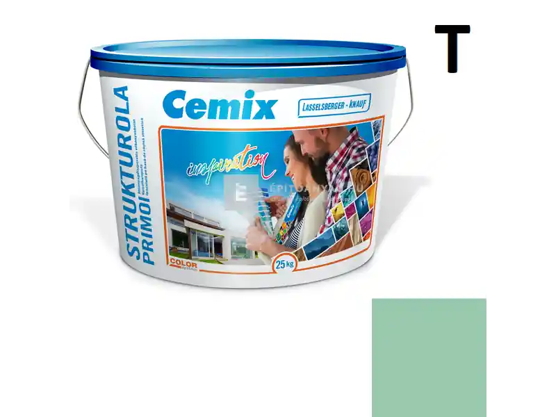 Ne maradj le Cemix 2703 StrukturOLA Primo diszperziós vékonyvakolat, kapart 1,5 mm 6537 intense 25 kg