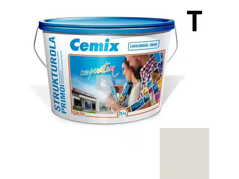 Szuper ajánlat Cemix 2703 StrukturOLA Primo diszperziós vékonyvakolat, kapart 1,5 mm 6941 intense 25 kg